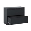 ACEPANO 35.43 in. W Metal Lateral File Cabinet with Lock & 2 Drawers for Office & Home-Black - 4 of 4