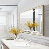 PAGED LED Bathroom Beveled Mirror Vanity Mirror with 3 Colors Dimmable and Enhanced Anti-Fog, Makeup Mirror for Wall - 2 of 4