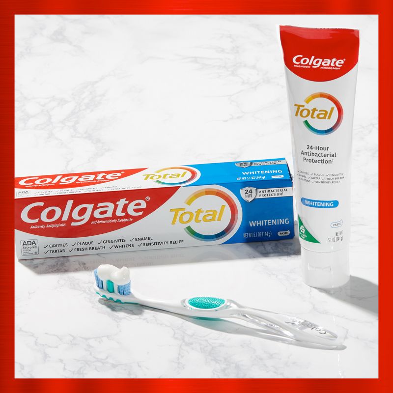 Colgate Total Whitening Toothpaste, 2 of 7