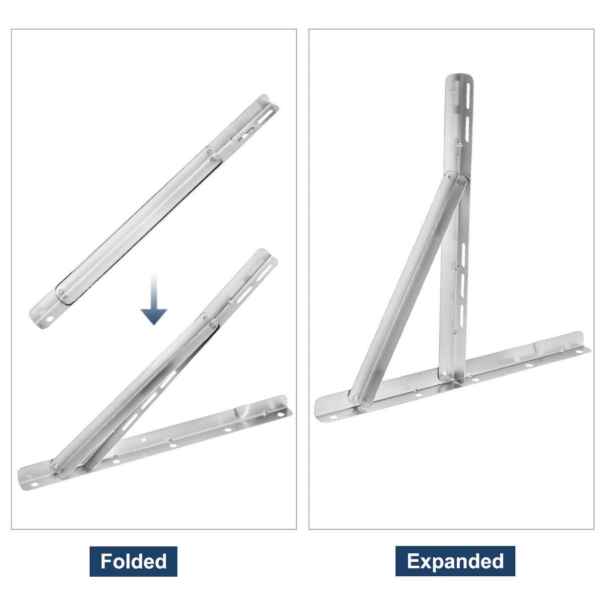 Unique Bargains Condenser Ductless AC Stainless Steel Split Wall Bracket - thumbnail 10