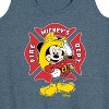 Women's - Disney - Firefighter Mickey Graphic Racerback Tank - 2 of 4