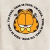 Boys' - Garfield - I'm Fine This Is Fine Graphic Long Sleeve Fleece Sweatshirt - 2 of 4