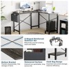 TUYOHW L Shaped Computer Desk for Gaming and Office,50''Corner Gaming Desk with CPU Stand & Side Pocket,Home Office Workstation - 4 of 4