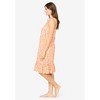 Dreams & Co. Plus Size Sleeveless Knit Chemise Sleepshirt - 4 of 4