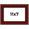 PosterPalooza | Photo Size Weathered Red Picture Frame - UV Acrylic, Foam Board Backing, Hanging Hardware - 2 of 4