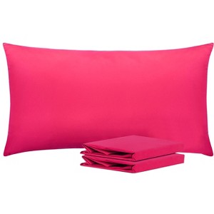 Brushed Microfiber Pillowcases, Super Soft Pillowcases with Envelope Closure - NTBAY - 1 of 4