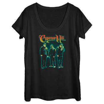 Women's Cypress Hill Distressed Trio Logo T-Shirt