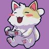 Girl's Design By Humans Anime Gamer Gaming Video Games Cat Kawaii Neko Gamer By KangThien T-Shirt - 2 of 3