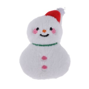 Unique Bargains Christmas Brooches Santa Claus Plush Red White 1 Pcs - 1 of 4