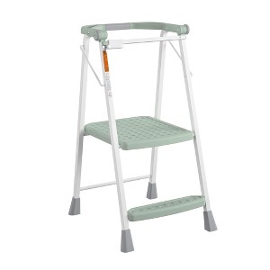 COSCO 2-Step Kitchen Stepper™ Folding Step Stool, Safety Kit