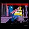 Men's The Simpsons Homer and the Devil Long Sleeve Shirt - 2 of 4