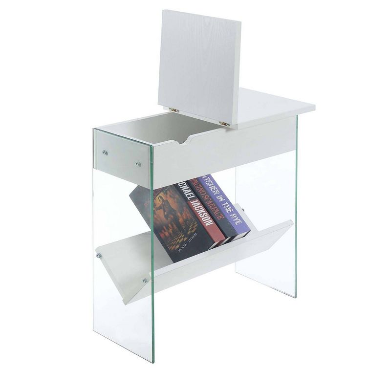 Soho Flip Top End Table with Charging Station - Breighton Home, 5 of 7