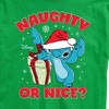 Men's - Lilo and Stitch - Naughty Or Nice Short Sleeve Graphic T-Shirt - 2 of 4
