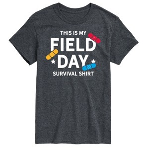 Men's - Instant Message - Field Day Survival Shirt Short Sleeve Graphic T-Shirt - 1 of 4