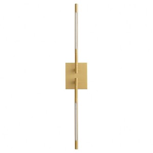 Oxygen Lighting Palillos 2 - Light Sconce in  Aged Brass - 1 of 3