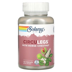 Solaray CircuLegs with Horse Chestnut, 120 VegCaps - 1 of 4