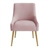 TOV Furniture Beatrix Pleated Mauve Velvet Side Chair - 2 of 4
