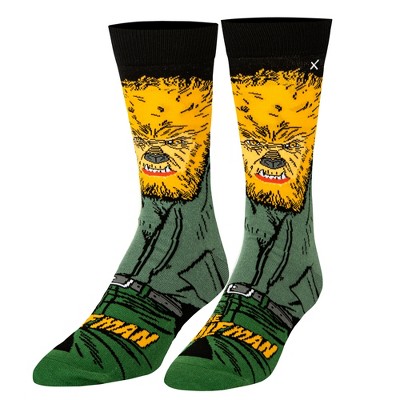 Odd Sox, The Wolf Man, Funny Novelty Socks, Large