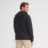 Lands' End Men's Long Sleeve Waffle Quarter Zip Hoodie - 2 of 4