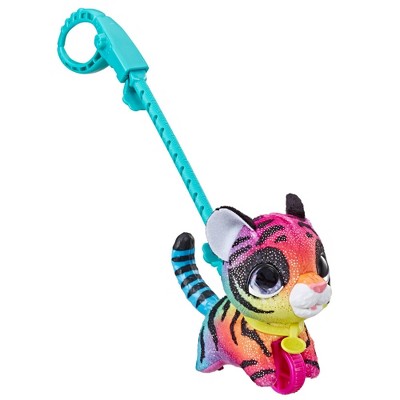 real fur tiger toy
