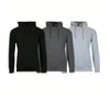 Mens 3 Pack Ultra Soft Fleece Pullover Hoodies - 2 of 2