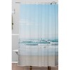 Bethany Young Photography California Surfing Shower Curtain Blue - Deny Designs: Beach Theme, Machine Washable, Microfiber - 2 of 3
