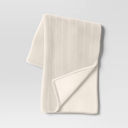 Ivory cheap throw blanket