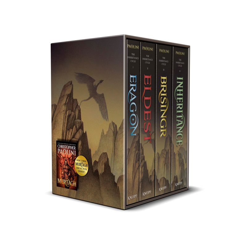 The Inheritance Cycle 4-Book Trade Paperback Boxed Set - by  Christopher Paolini (Mixed Media Product), 1 of 4