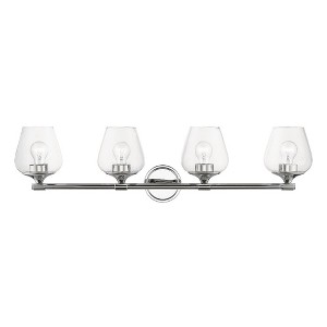 Livex Lighting Willow 4 - Light Vanity in  Polished Chrome - 1 of 4