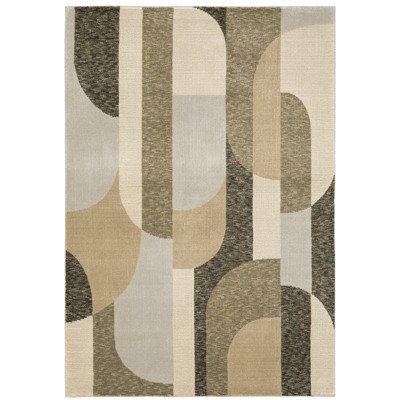 Oriental Weavers Strada STR02 Brown/ Beige Indoor Area Rug - 5'3" x 7'3"