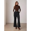 Clearlove Women's High - Waisted Belted Pants: Pleated Front & Elastic Back for Work & Casual - 2 of 4