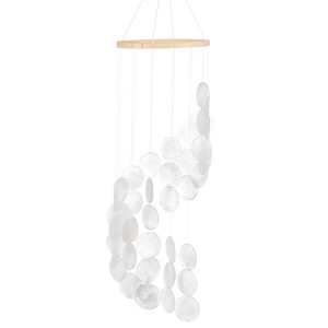 Unique Bargains Shell Sea Glass Outdoor Decorative Wind Chime 1 Pc - 1 of 4