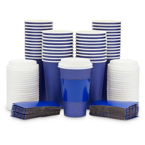 Disposable Winter Style Paper Cups, 48 Pack