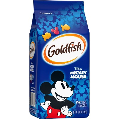 Pepperidge Farm Goldfish Special Edition Disney Mickey Mouse Cheddar Crackers - 6.6oz