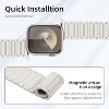 HTUTWOO Magnetic Silicone Compatible with Apple Watch Band Ultra 2 ＆Ultra 49mm 46mm 45mm 44mm 42mm 41mm 38mm for Woen men - 4 of 4