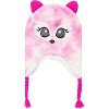 Girls Kitty Pink Cloud Winter Hat and 2 Pair Gloves or Mittens Set (Toddler/Little Girls) - 2 of 4