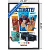 Trends International DC Comics Movie DC League of Super-Pets - Heroes Framed Wall Poster Prints - 3 of 4