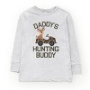 The Juniper Shop Daddy's Hunting Buddy Youth Long Sleeve Tee - 2 of 4