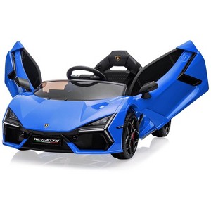 12V Kids Lamborghini Revuelto Ride-On Car, Electric Sports Car Toy with Remote, Bluetooth, Music & LED Lights - 1 of 4
