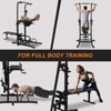 BestParts Power Tower with Bench, Adjustable Pull Up Dip Bar Station, Heavy Duty Home Gym Fitness Equipment for Strength Training - 3 of 4