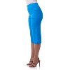 Rekucci Women's Ease into Comfort Capri Pants with Slimming Seams - Caribbean Blue, 8 - 2 of 4