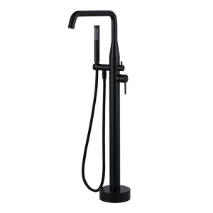 WOWOW Single Handle Freestanding Tub Faucet with Hand Shower in Oil Rubbed Bronze - 1 of 4