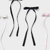 Salon Clip Hair Bow Set 6pc - Wild Fable™ Pink/Cream - 4 of 4