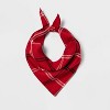 Plaid Matching Family Dog and Cat Bandana - Wondershop™ - One Size Fits Most - 2 of 3