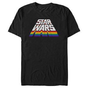 Adult Star Wars Perspective Rainbow Pride Logo T-Shirt - 1 of 4