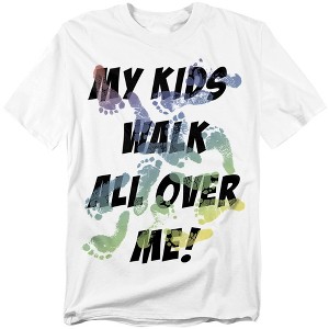 Men's Father's Day My Kids Walk All Over Me T-Shirt - 1 of 4