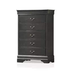 Sliver 5 Drawer Chest Gray - HOMES: Inside + Out