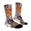 Kitty Cat Women Printed Crew Socks Funny Funky Socks Soft Polyester Novelty Gifts for Artists Men - 3 of 4