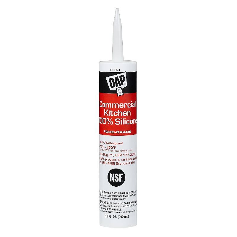 Dap Commercial Kitchen 100% Silicone Sealant 7079808658, 1 of 2