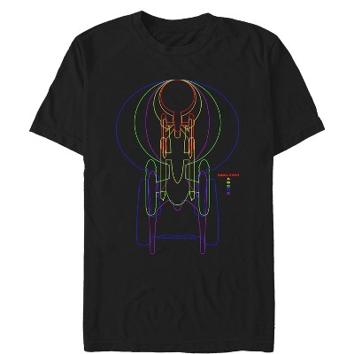 Men's Star Trek Rainbow Enterprise Evolution T-Shirt
